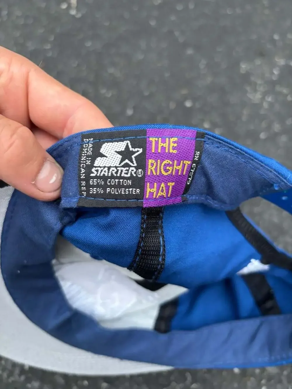 Starter Emmitt Zone Contrast Visor Snapback Hat